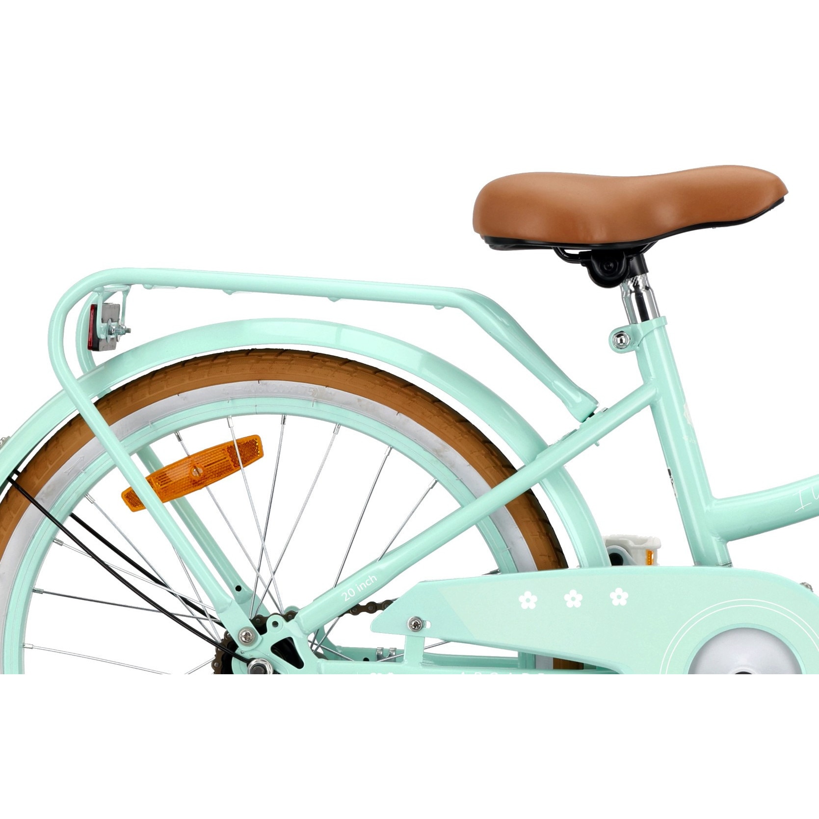 Bicicleta Pentru Copii Sun Baby, Retro Flower Bike, 20 Inch, Cos