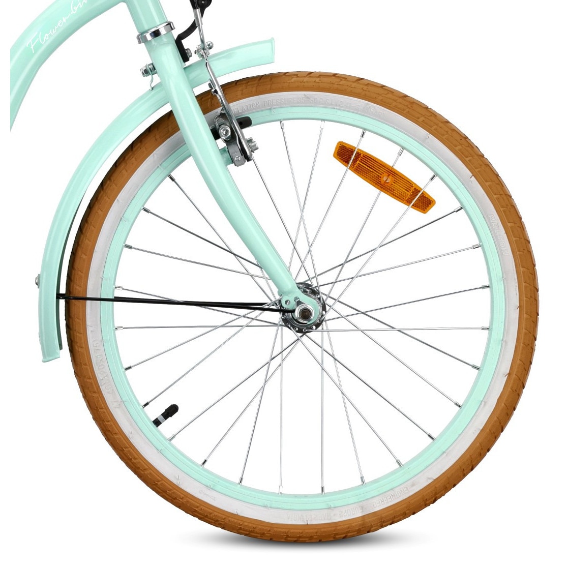 Bicicleta Pentru Copii Sun Baby, Retro Flower Bike, 20 Inch, Cos