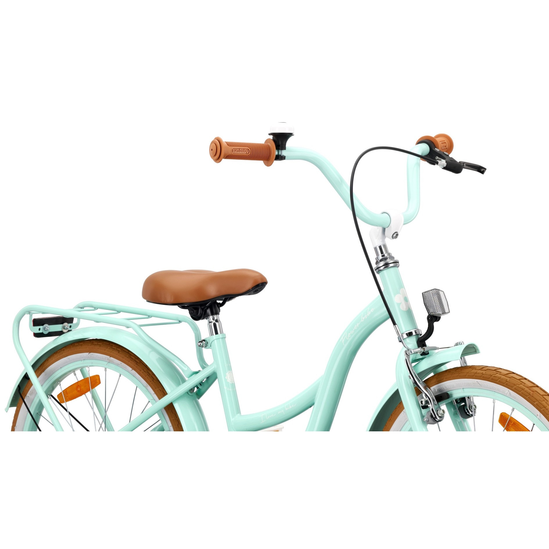 sun☀️ Bicicleta Pentru Copii Sun Baby, Retro Flower Bike, 20 Inch, Cos