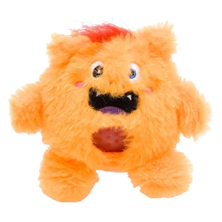Jucarie antistres squishy plush monster Unikatoy SQUIZI, portocaliu, 25682
