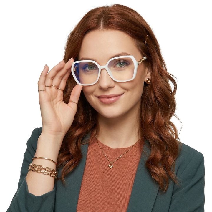 Ochelari dama pentru calculator fara dioptrii ivory square
