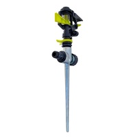 Aspersor rotativ cu impuls MESTERINO TOOLS MT-0584016, tija metalica din aliaj de zinc, corp ABS