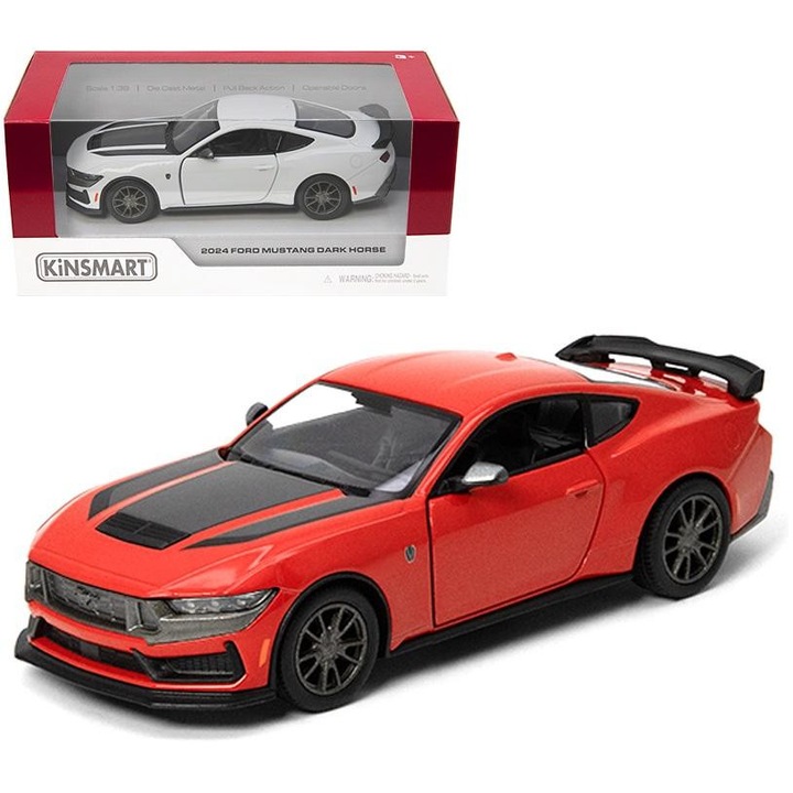Kinsmart Ford Mustang Dark Horse fém modell 1:38 többszínű