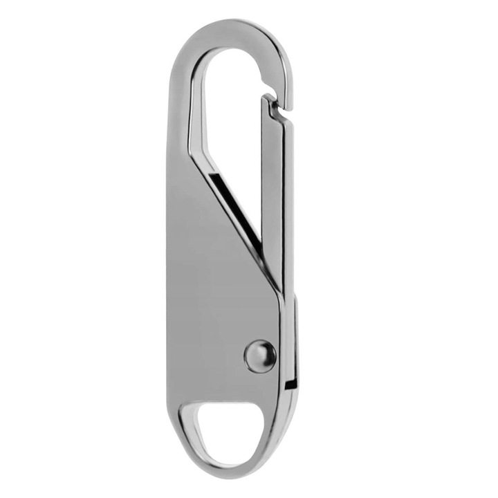 Cheita universala pentru fermoar, accesoriu reparatie fermoar pentru valize, rucsacuri, haine, jachete si corturi, argintiu
