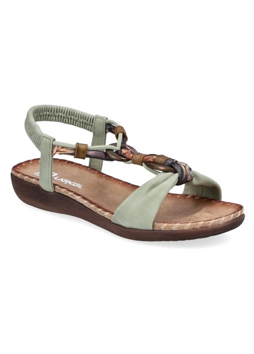 Rieker Rieker sandale slip-on de damă mix verde V7568-52
