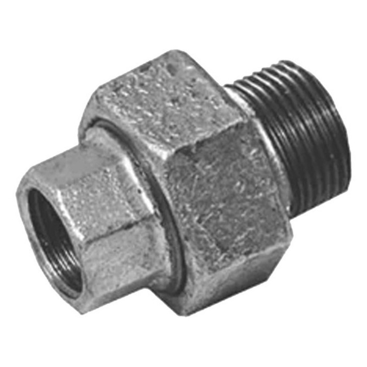 Racord dublu drept Idmar zincat 2 1/2 inch 25 bar 120C