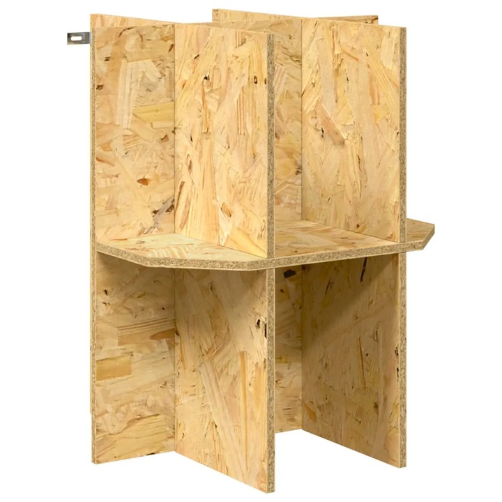 Baza pentru terariu vidaXL, cu raft Maro 40 x 40 x 50 cm OSB