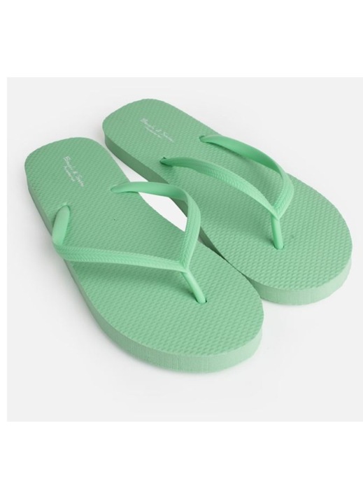Papuci pentru plaja, cu bareta intre degete, verde menta, 37-38 EU