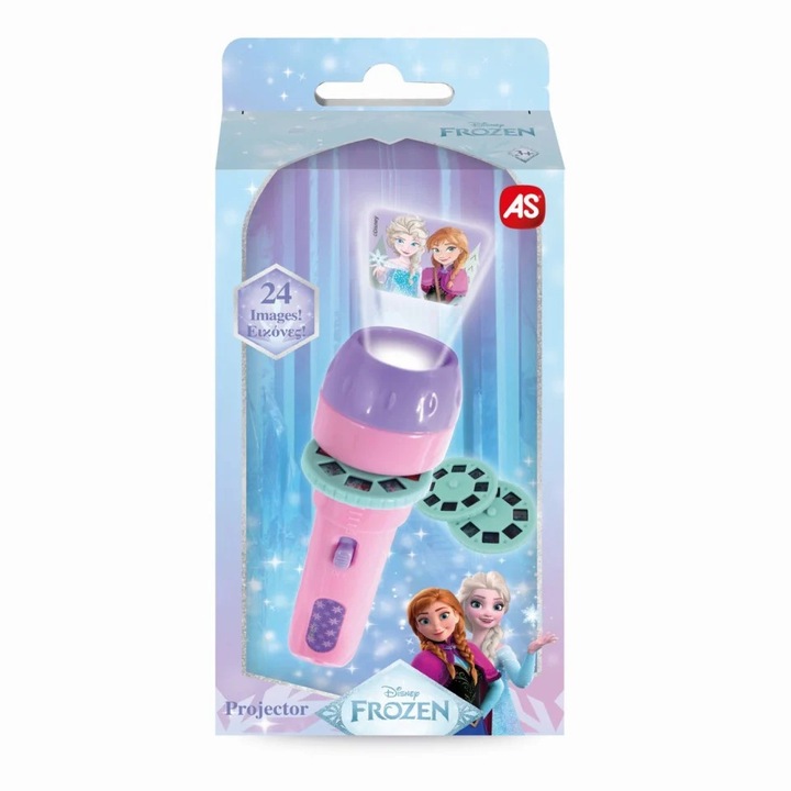 Мини проектор Frozen, 3 ролки, 24 изображения