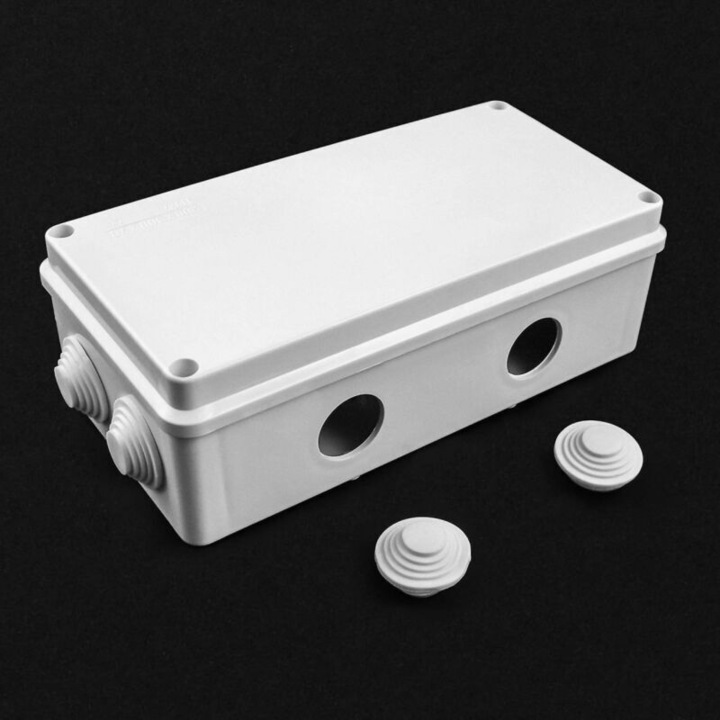 Cutie conexiuni ABS, IP65, alb, 200x100x70mm
