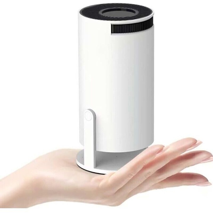 Hordozható 4K mini videoprojektor, Android 11, WiFi 6, Bluetooth 5.4, 1280x720, 2.69 hüvelyk, 180° forgatás