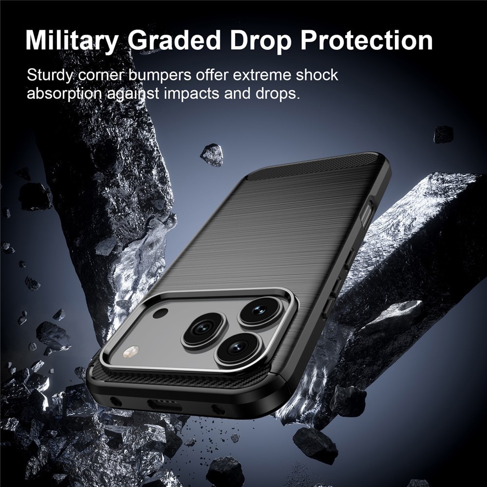 Husa pentru Honor 600 / 600 Pro Carbon Liquid Silicone, negru