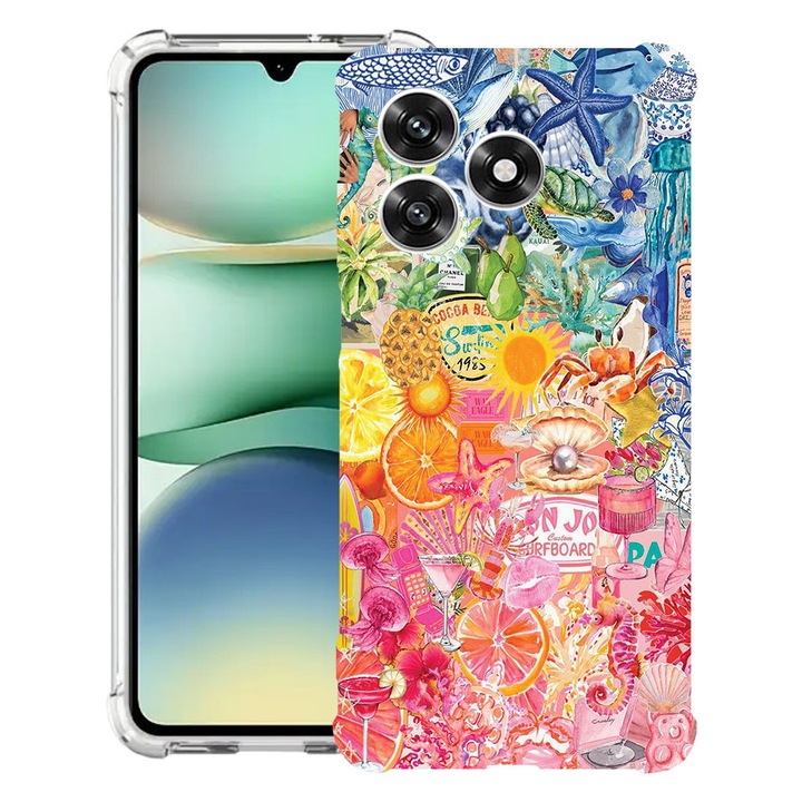BestCase® Ütésálló tok Honor X5c Plus / X5c készülékkel kompatibilis, Tropical, 3119625 AS 2037