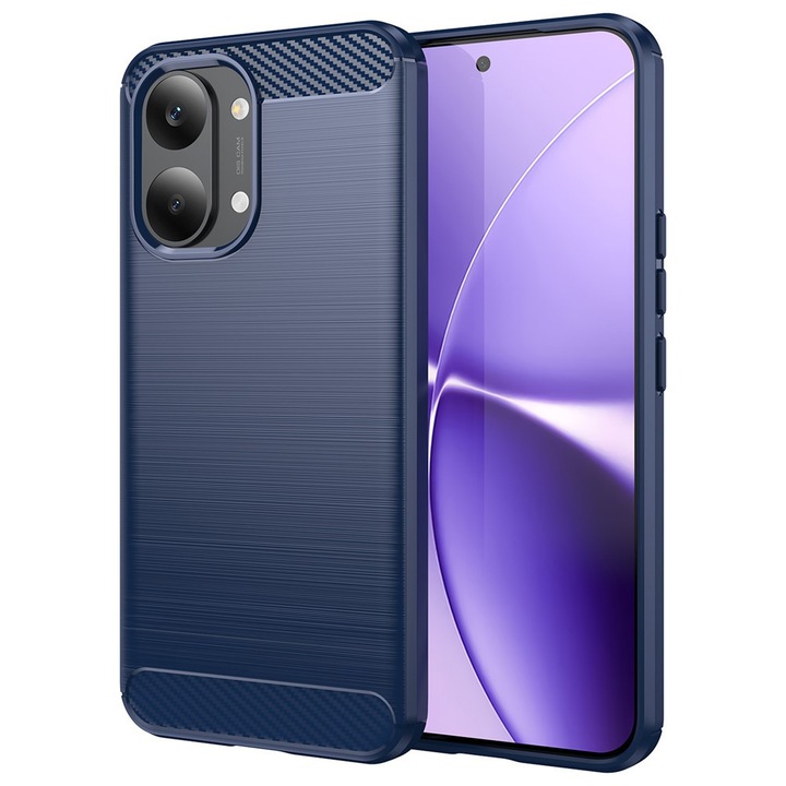 Husa pentru Xiaomi Poco X8 Pro Max - Techsuit Carbon Silicone - Blue