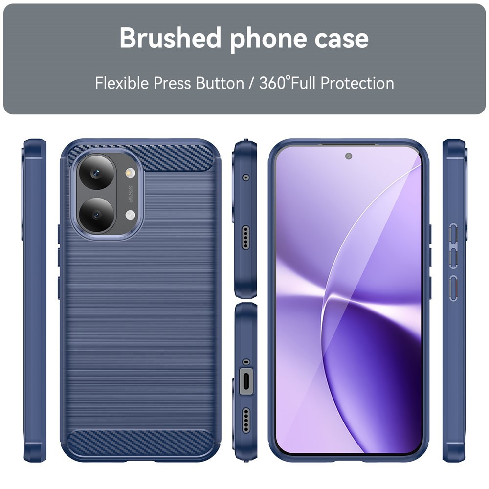 Husa pentru Xiaomi Poco X8 Pro Max - Techsuit Carbon Silicone - Blue