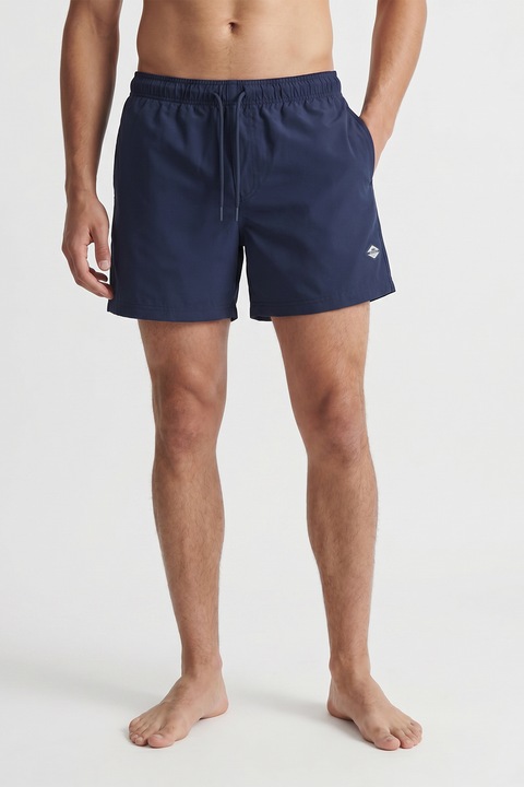 Jack & Jones, Fürdőnadrág húzózsinórral a derékrészén, Tengerészkék
