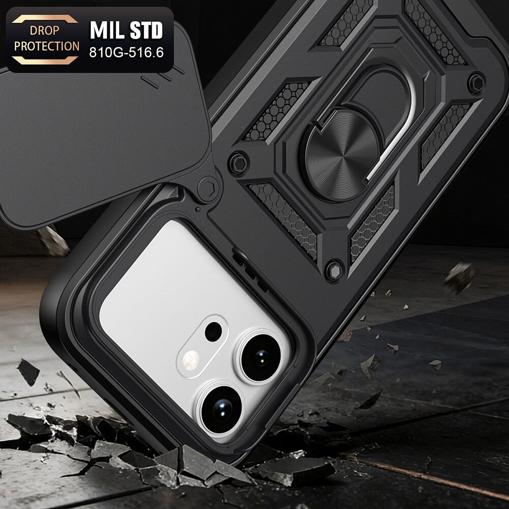 Husa pentru Honor 600 / 600 Pro - Techsuit CamShield Series - Black