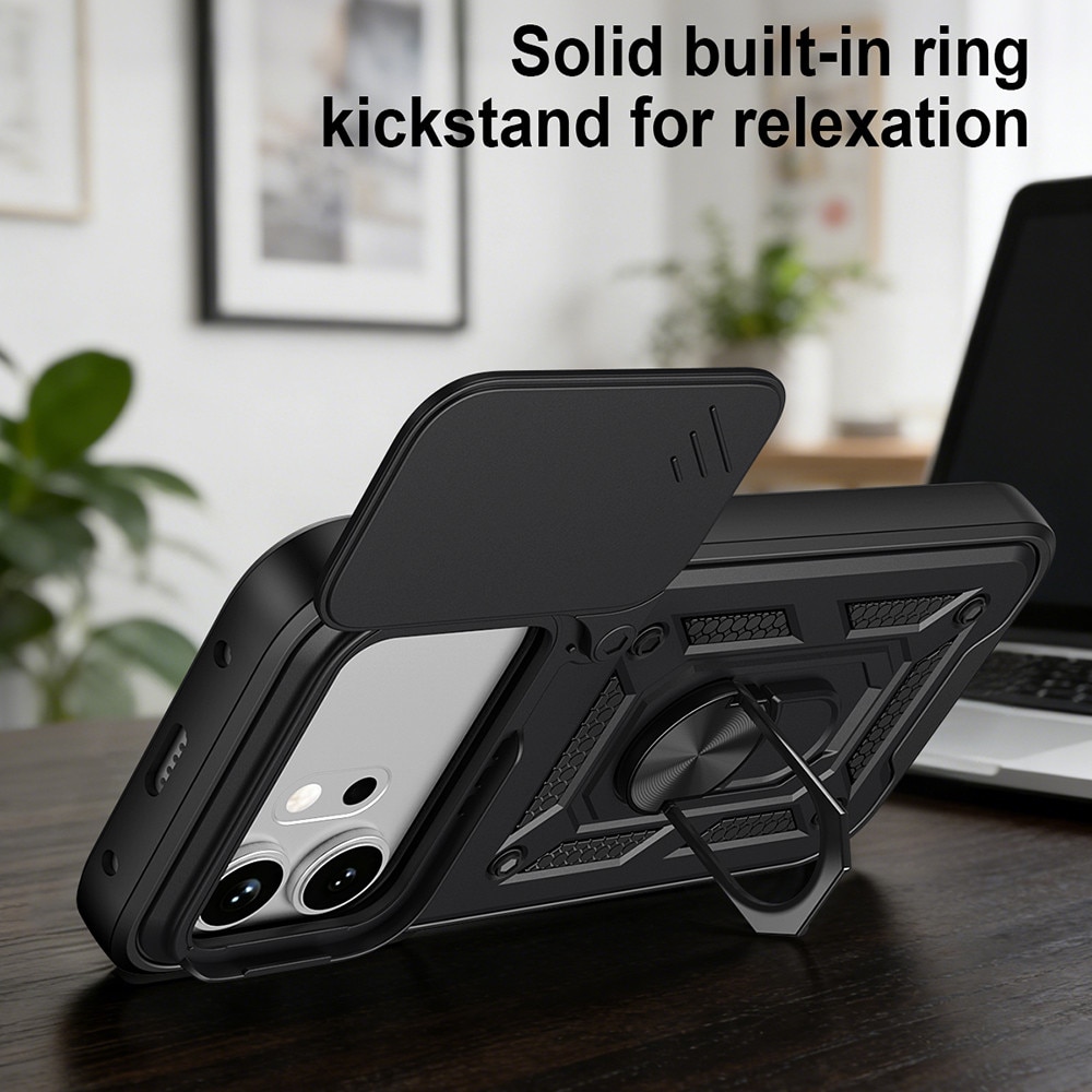 Husa pentru Honor 600 / 600 Pro - Techsuit CamShield Series - Black