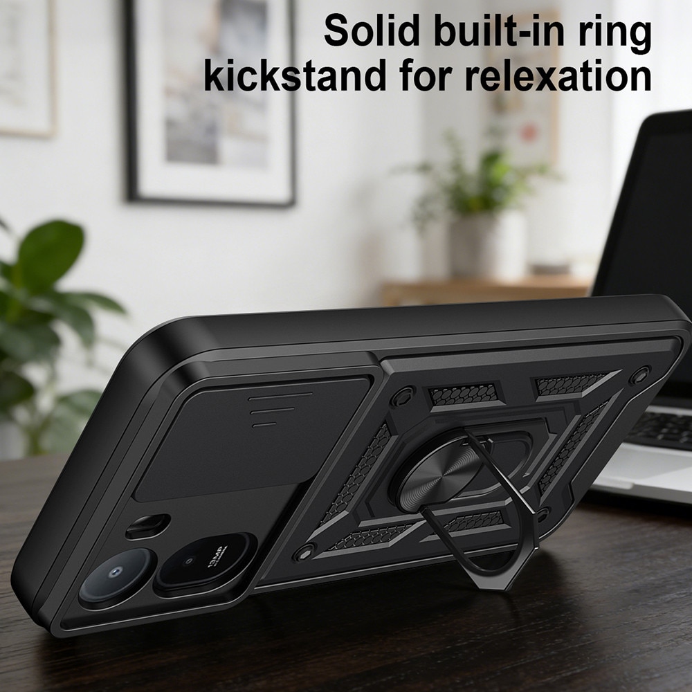 Husa Xiaomi Redmi A7 Pro 4G protectie camera Asteroid GSM CamShield Series, auriu