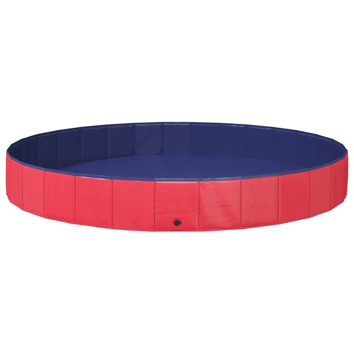 Piscina pentru copii vidaXL, Rosu Ø300 x 38 cm