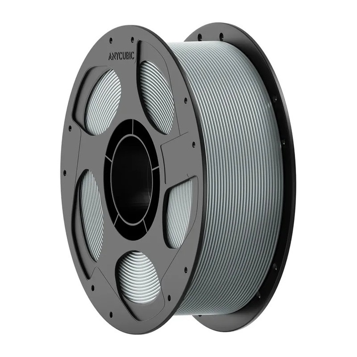Filament pentru imprimanta 3D Anycubic PETG, Diametru 1.75mm, 1kg, Gri