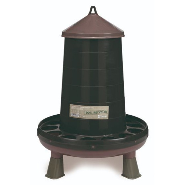 Hranitoare pentru păsări, Aquabuilding, de sine stătătoare sau suspendată cu picioare, 16kg, Ø480x635mm