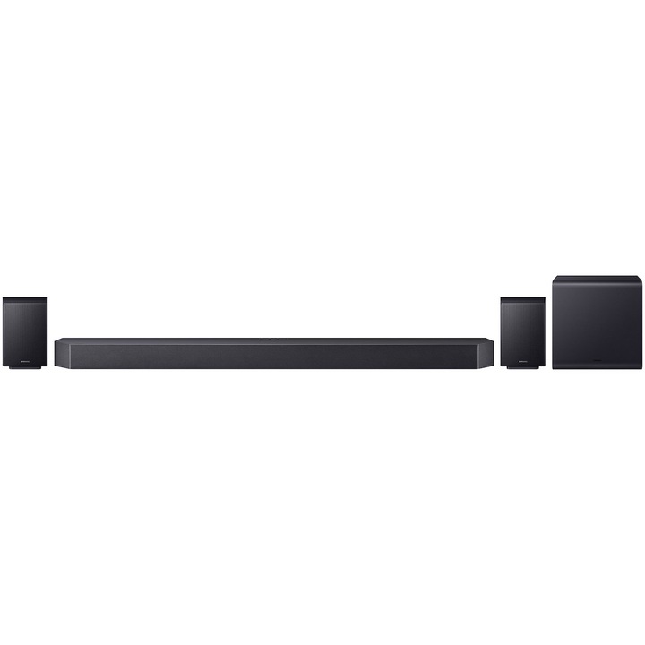 Саундбар Samsung HW-Q990H, 11.1.4ch, Bluetooth, Wi-fi, Subwoofer & Wireless Kit (2026), Dolby Atmos, HDMI eARC