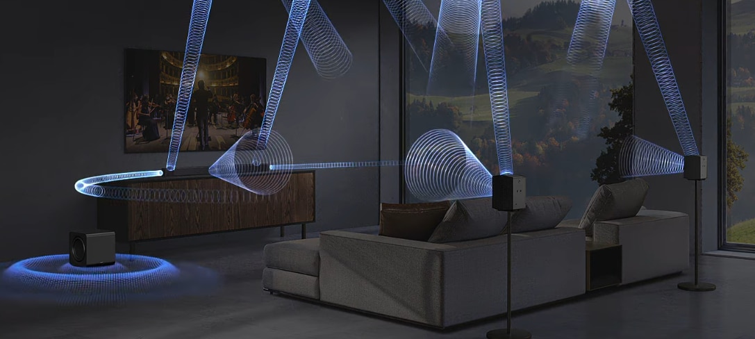 Soundbar система Samsung HW-Q930H/EN, 9.1.4, Wi-Fi, Bluetooth 5.3, HDMI, Dolby Audio - характеристика 3 | Домашно кино Soundbar система Samsung HW-Q930H/EN, 9.1.4, Wi-Fi, Bluetooth 5.3, HDMI, Dolby Audio - характеристика 3