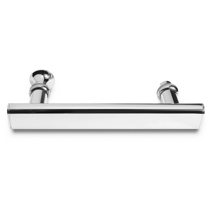 Maner dublu pentru usa de dus Armazi inox crom 130mm gri