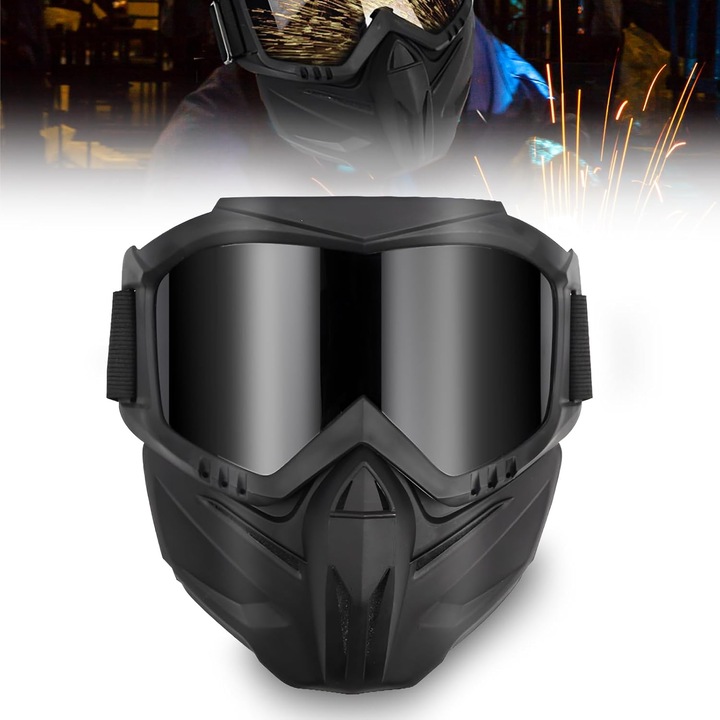Casca de sudura – Masca de sudura antireflexie, viziere de protectie – Protectie oculara pentru slefuire, taiere cu plasma TIG si MIG