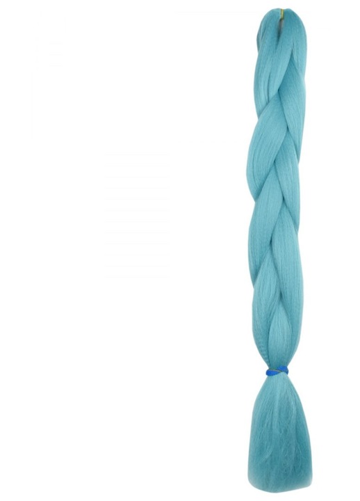 Bellezza Hair, Par sintetic impletit Henlon Fibre, rezistent la caldura pana la 160°C, textura mata, Model 4825 Iced Petrol, Turcoaz, 120 cm