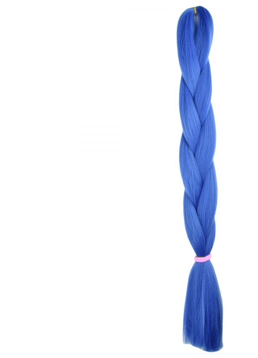Par sintetic drept Bellezza Hair 4043 albastru ocean 120cm 100g