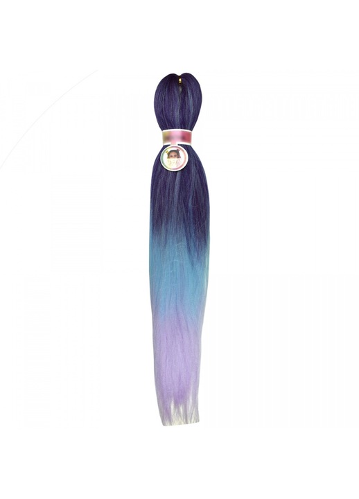 Bellezza Hair, par sintetic kanekalon super soft, creponat pentru impletit si dreduri OM40, multicolor, 140 cm
