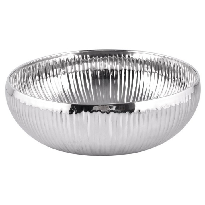 Bol din inox Grunberg, Diametru 22 cm, IBS22