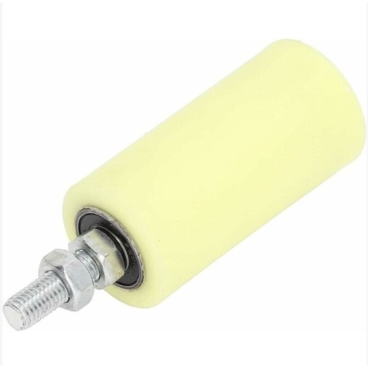 Rolete ghidaj universal pentru usi glisante, nylon rezistent, 14x4.8cm, filet M12