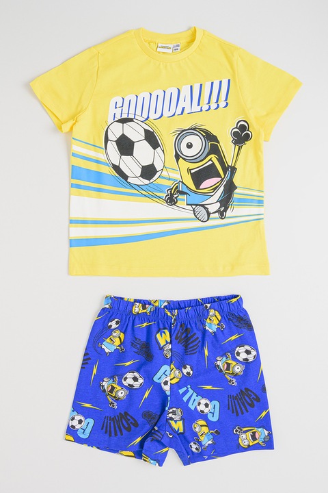 Original Marines, Къса пижама с шарка на Minions, Жълт/Син