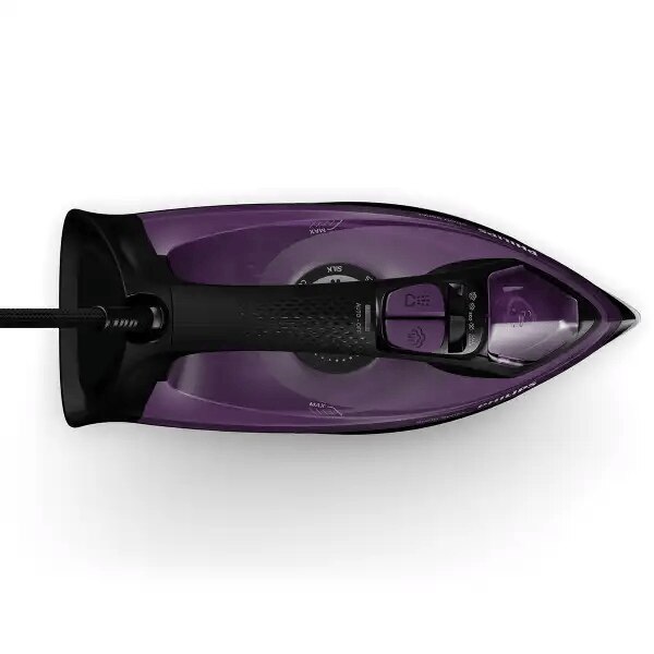 Fier de călcat PHILIPS DST503080, Mov, 2400W, 320 ml, Abur 45 g/min, Talpă: Steamglide
