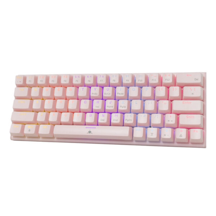 Клавиатура Gaming White Shark GK-002421V2 WAKIZASHI-2 Roza US-BLUE.SW, Розова