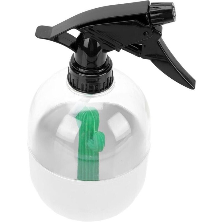 Stropitoare de gradina 500ml, pulverizator manual, alb, plastic