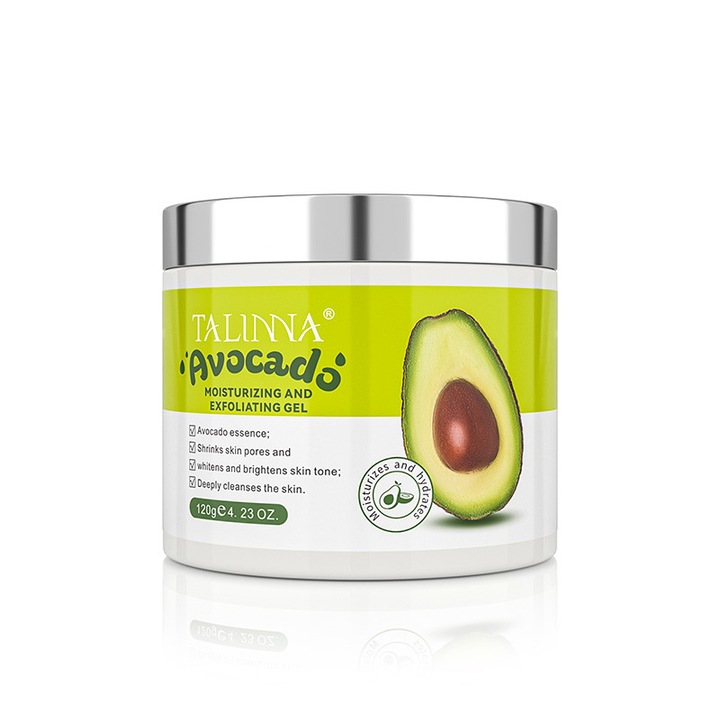 TALINNA, Hidratáló avokádós bőrradír gél, 120g