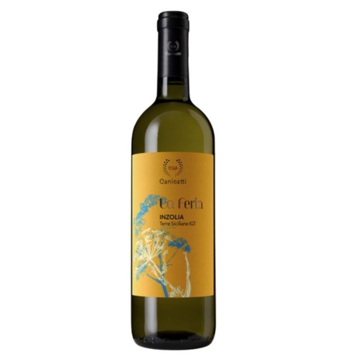 Vin Alb Sec Canicatti La Ferla Inzolia Terre Siciliene IGP, 0.75l