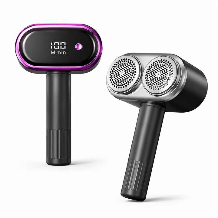 Aparat de indepartat scame 5W, 2 lame duble, 5 trepte, LED, USB-C