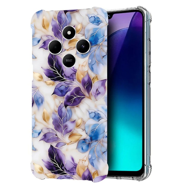 BestCase® Husa Anti Shock Compatibila cu Xiaomi Redmi 14C / Redmi A4 / Poco C75, Floral - Aesthetic Tulip, 1913374 AS 2083