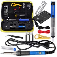 Set letcon electric pentru lipit, pistol de lipit precis pentru electronica, incalzire rapida pana la 200°C, varf metalic, aparat pentru reparatii cabluri, PCB si proiecte DIY