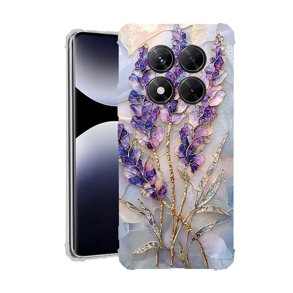 BestCase® Husa Anti Shock Compatibila cu Xiaomi Redmi Note 15 Pro Plus 5G, Floral - Golden Hydrangea, 2078502 AS 2080