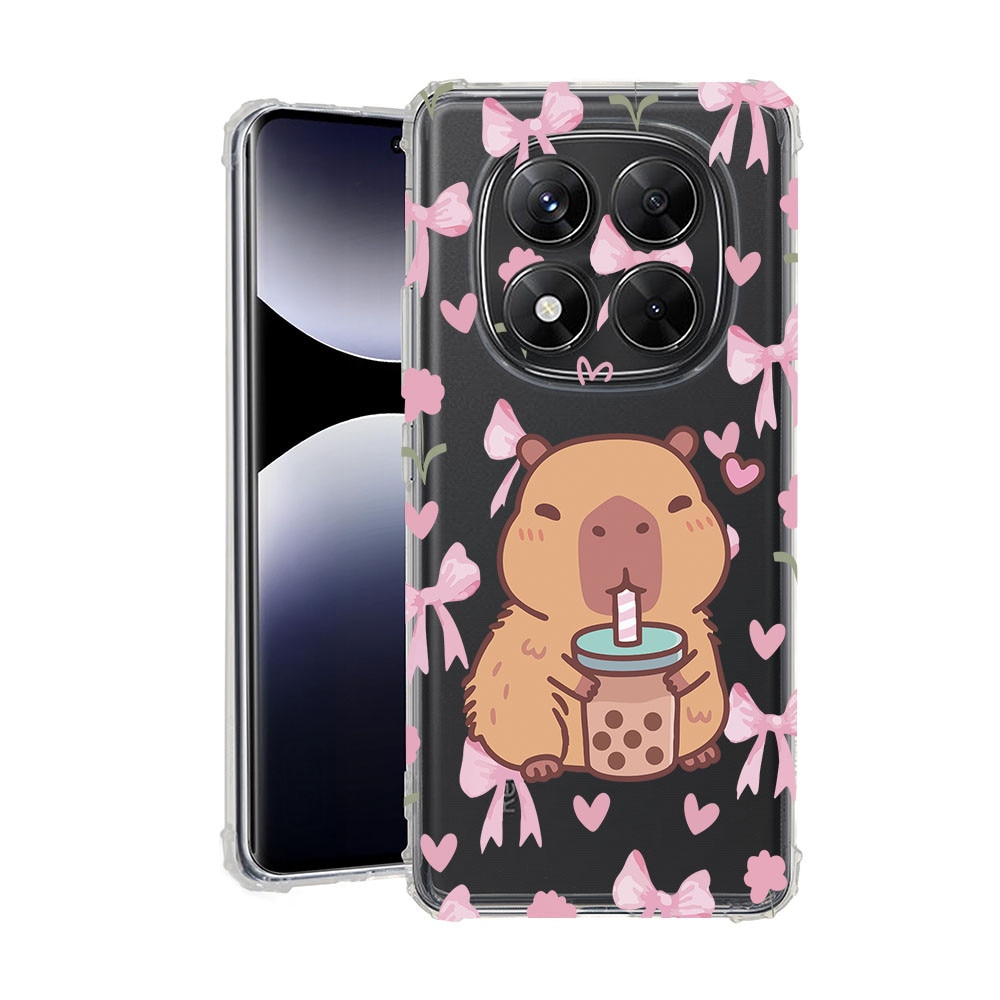 BestCase® Husa Anti Shock Compatibila cu Xiaomi Redmi Note 14 Pro 5G / Note 14 Pro Plus, Cute Capybara Cartoon, 1938410 AS 2021