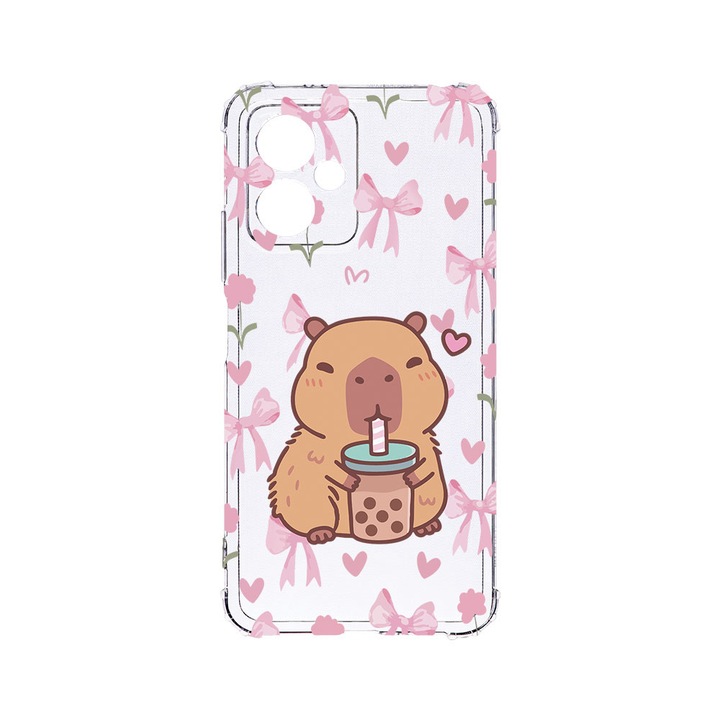 BestCase® Husa Anti Shock Compatibila cu Motorola Moto G54 / G54 Power 5G, Cute Capybara Cartoon, 1805854 AS 2021