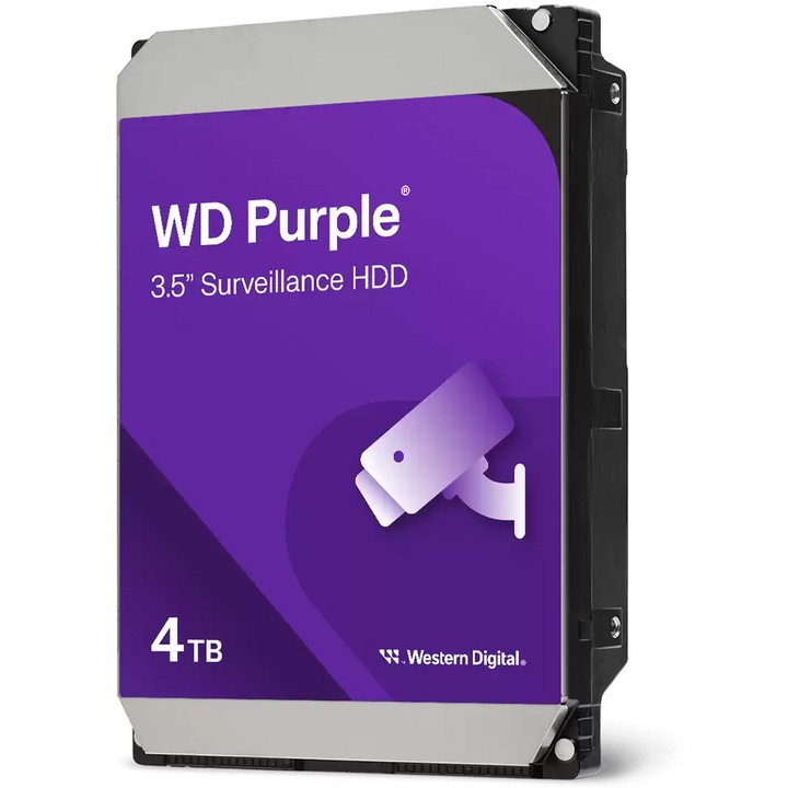 HDD Supraveghere Western Digital WD Purple 4TB SATA III 3.5 inch