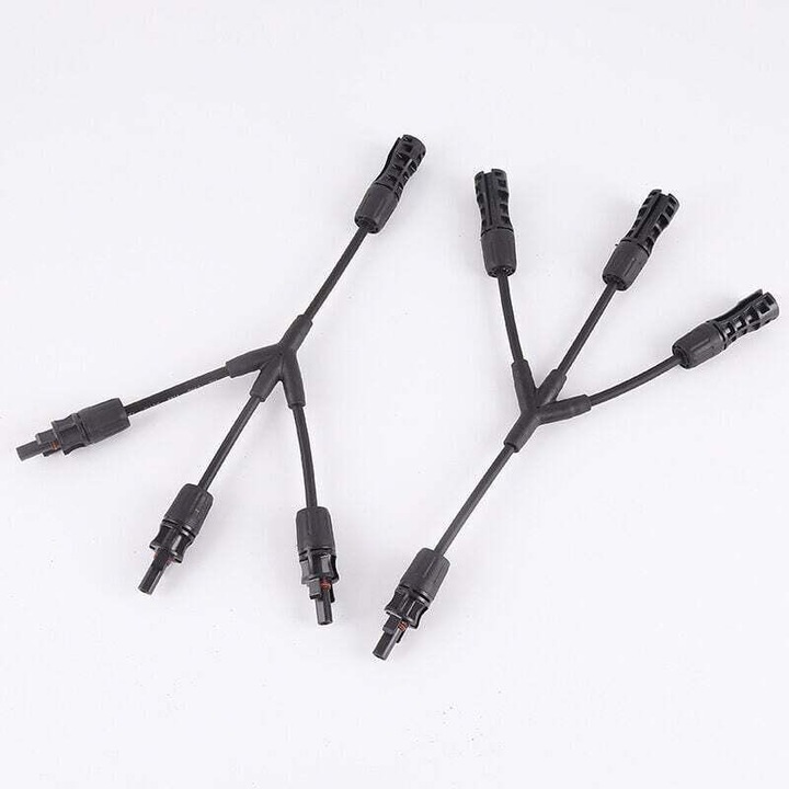 Conector panou solar 1 la 3 ramuri MC4 durabil protector casa
