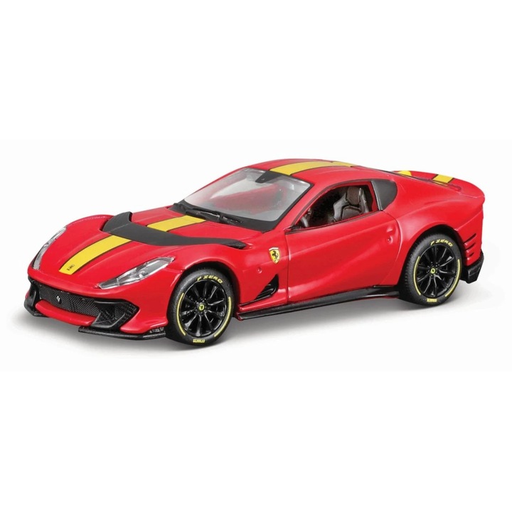 Masinuta metalica Maisto Ferrari 812 Competizione, 1:64, rosu, 8.5x4x3.5cm